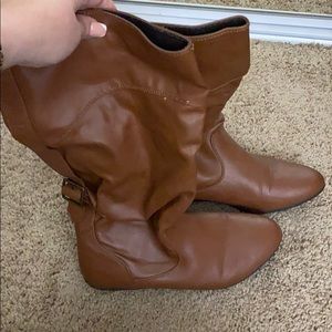 Brown boots